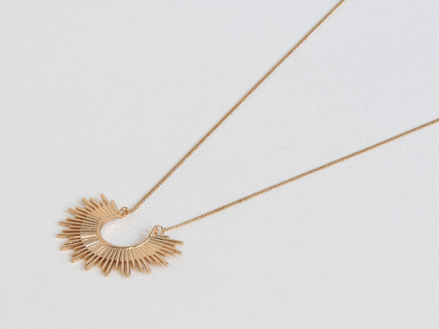 Soleil Half Burst Necklace
