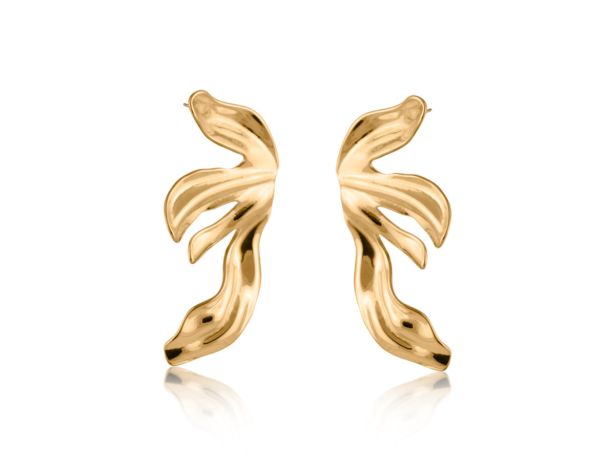 Amarys Floral Stainless Steel Earrings