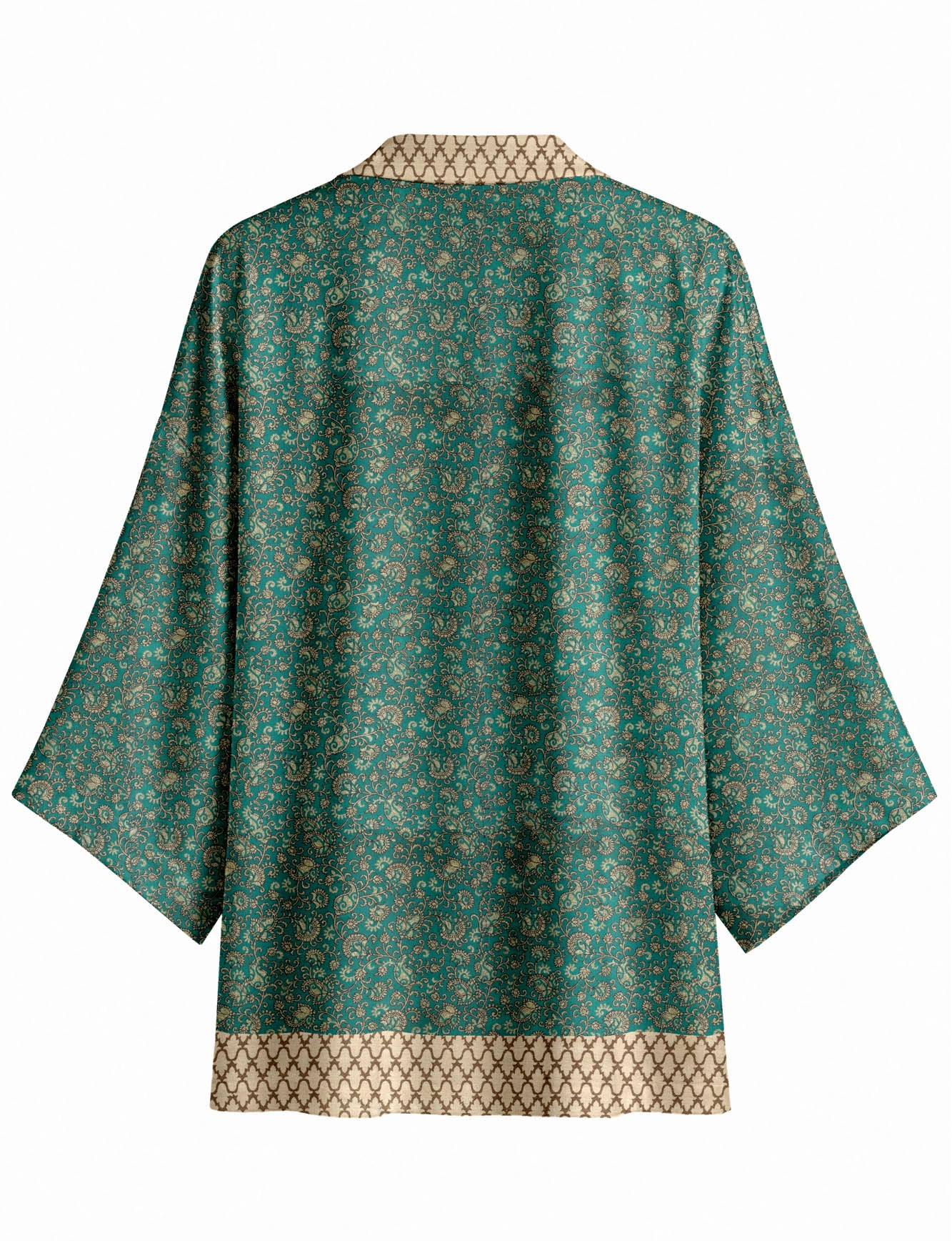 One Of A Kind Recyled Sari Kimono #9
