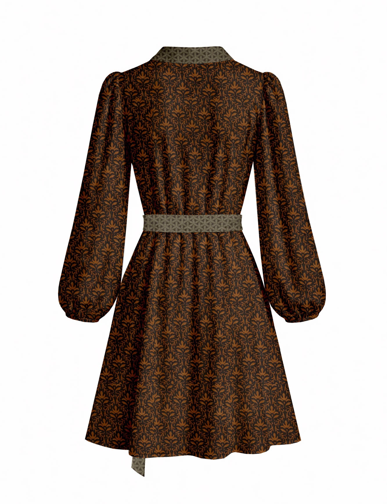 One Of A Kind Recyled Wrap Mini Dress #L18
