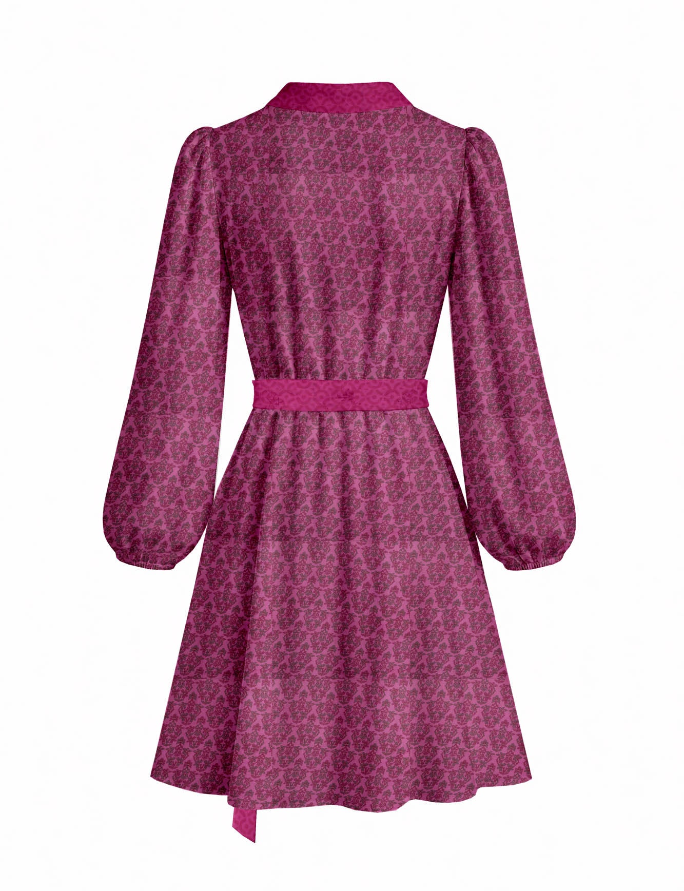 One Of A Kind Recyled Wrap Mini Dress #L20