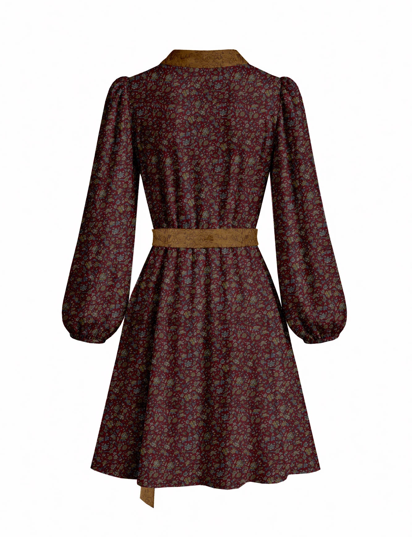 One Of A Kind Recyled Wrap Mini Dress #L5