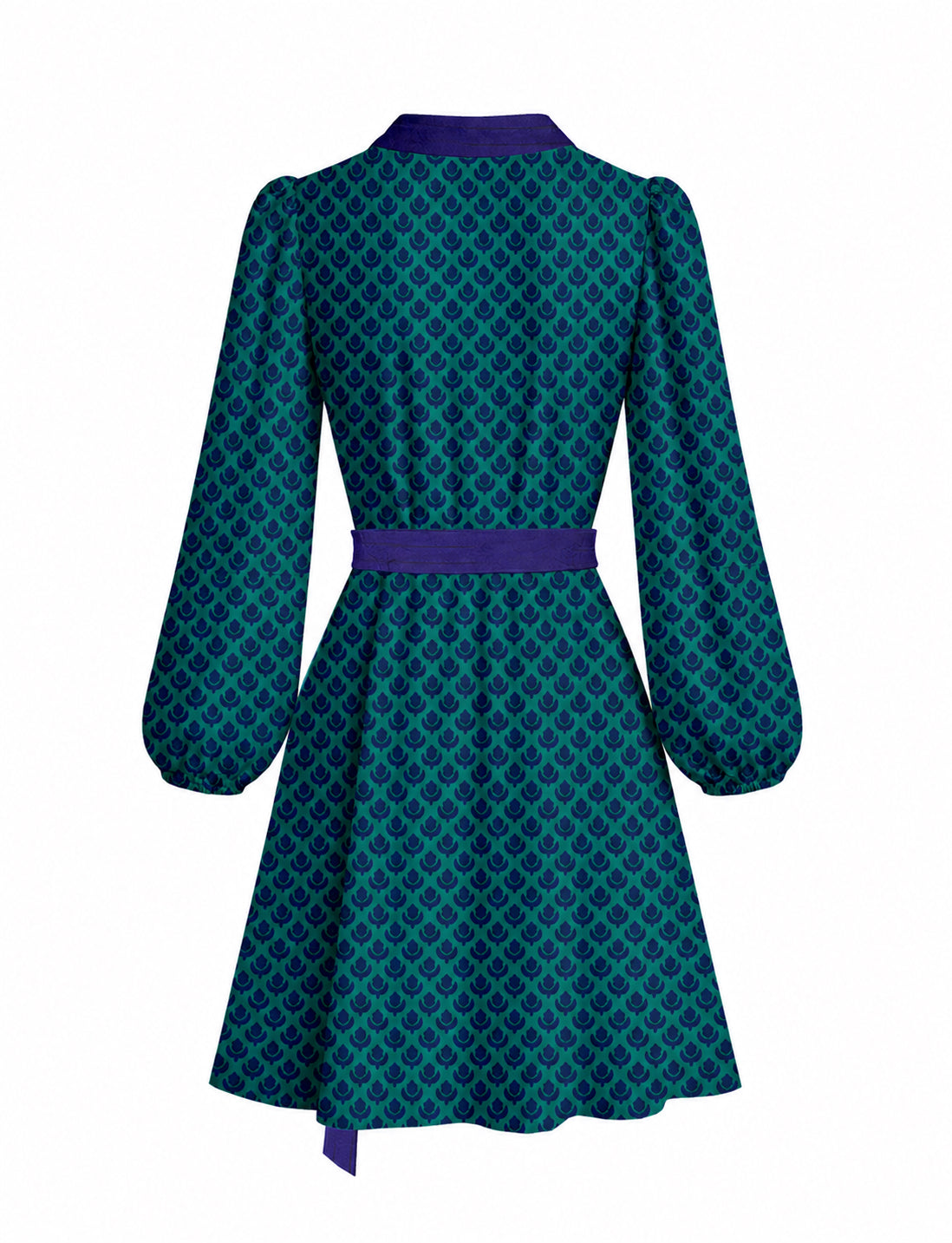 One Of A Kind Recyled Wrap Mini Dress #M10