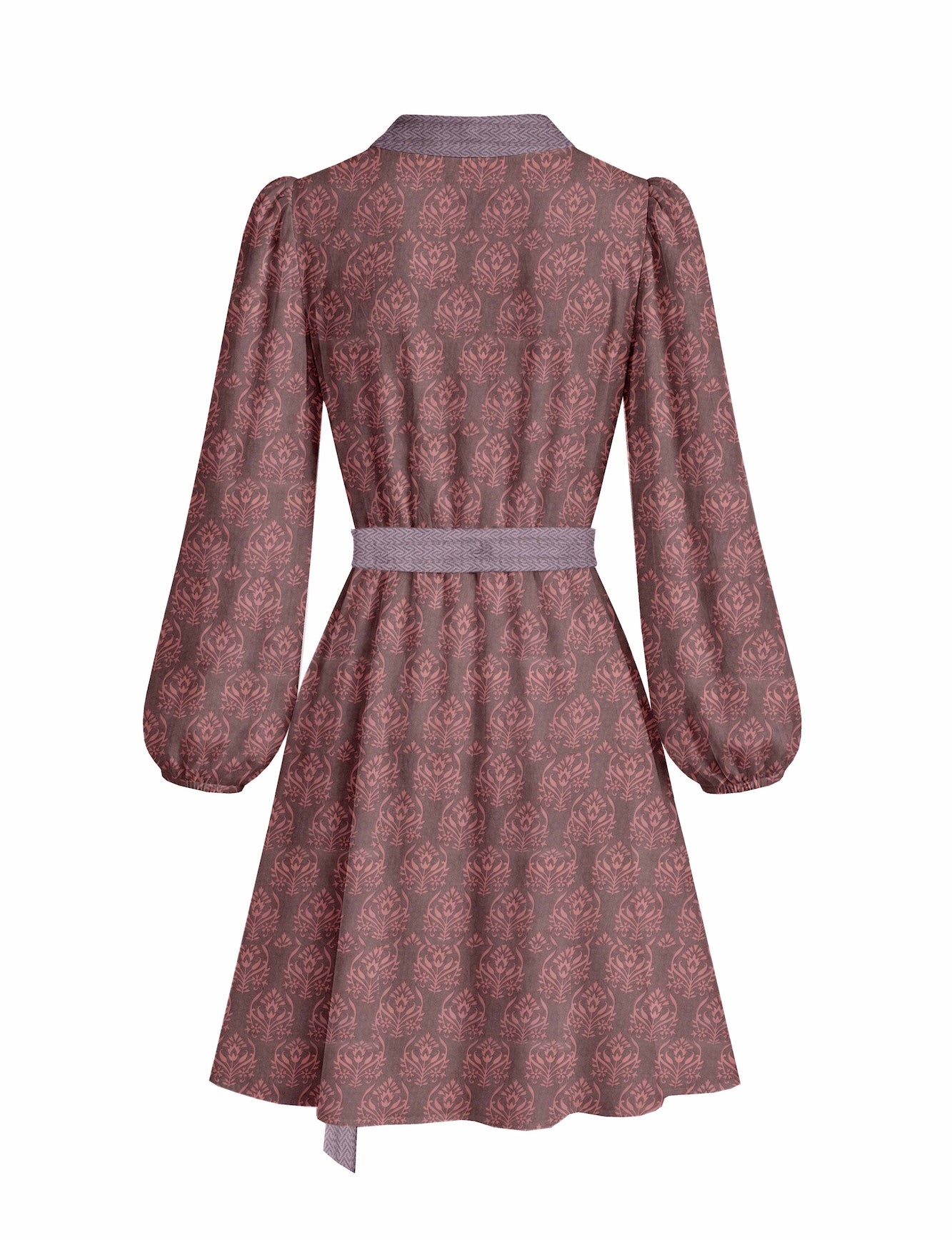 One Of A Kind Recyled Wrap Mini Dress #M12