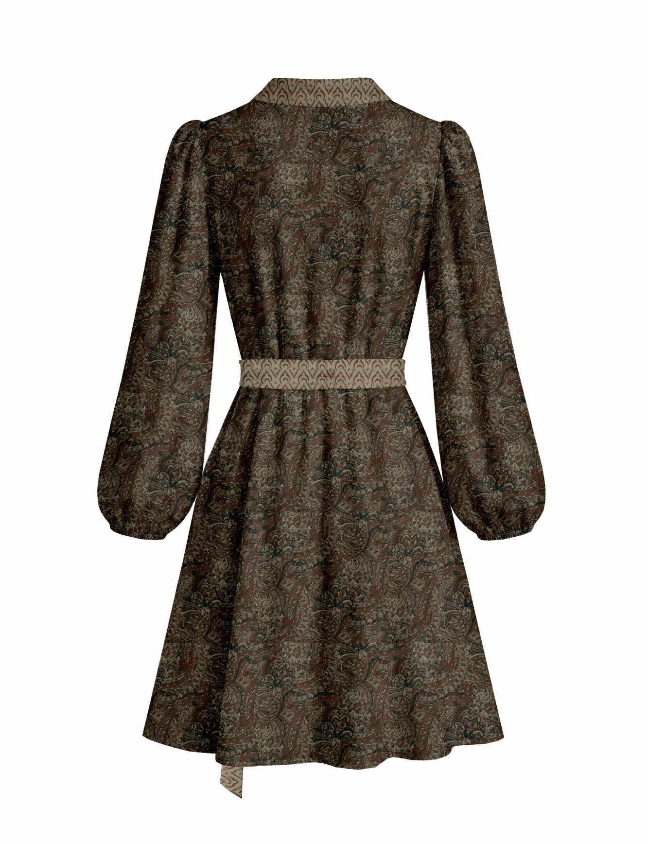 One Of A Kind Recyled Wrap Mini Dress #M18