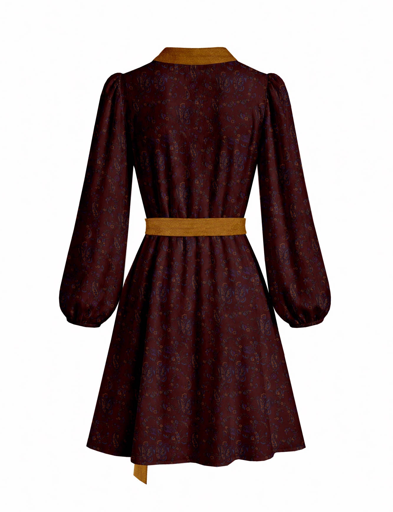 One Of A Kind Recyled Wrap Mini Dress #M8