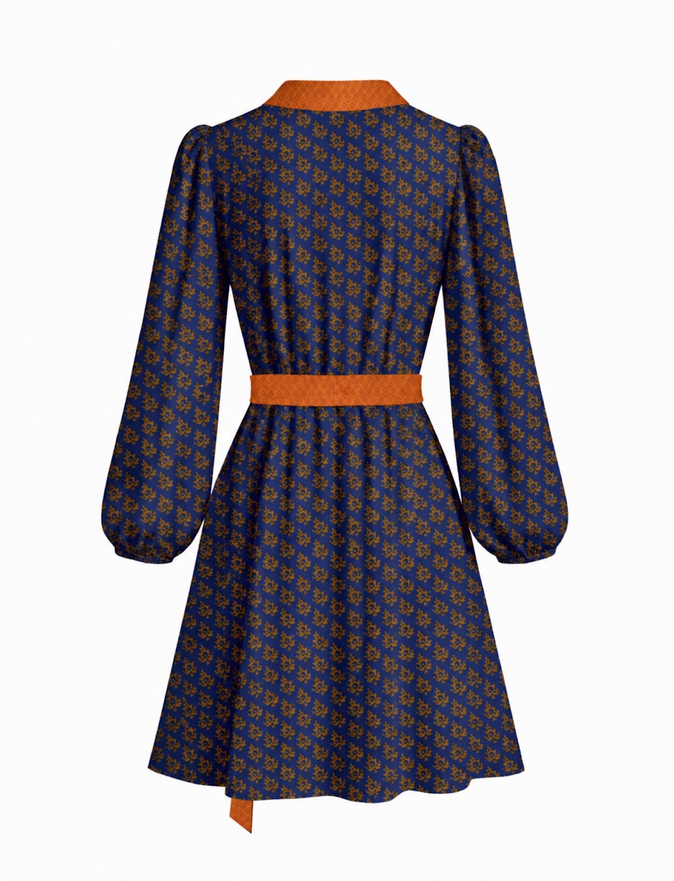 One Of A Kind Recyled Wrap Mini Dress #S14