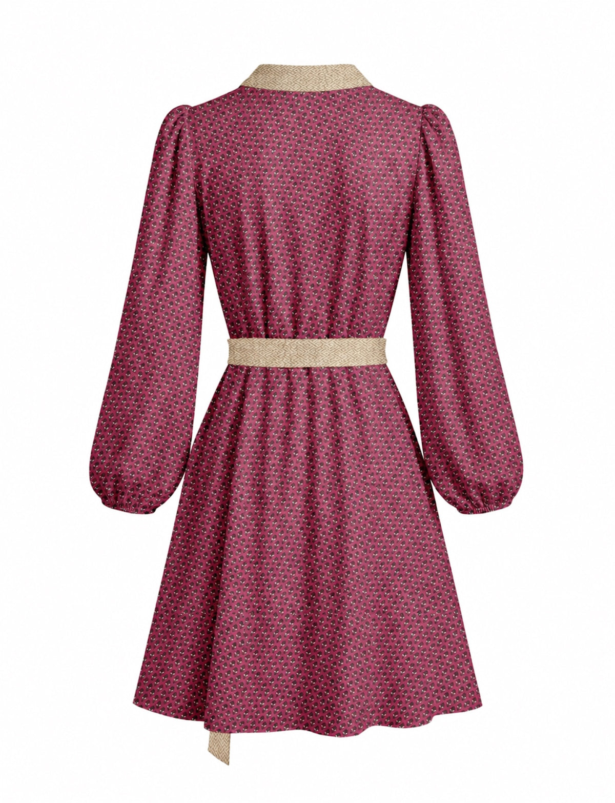 One Of A Kind Recyled Wrap Mini Dress #S20