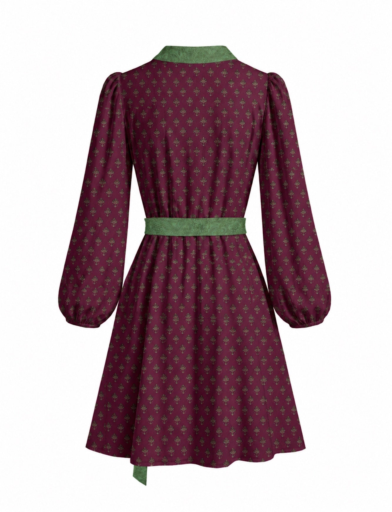 One Of A Kind Recyled Wrap Mini Dress #S5