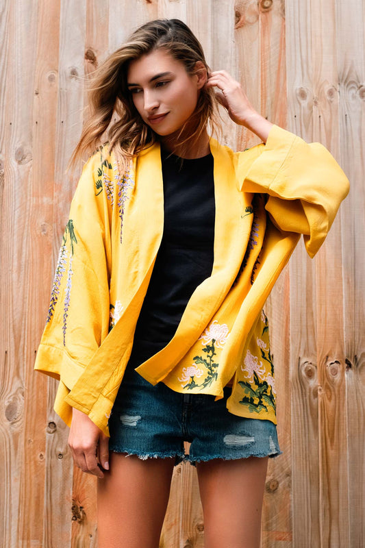 How to Style Kimonos as Outerwear