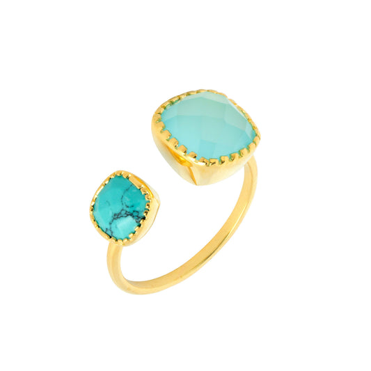 Nora Ring Aqua