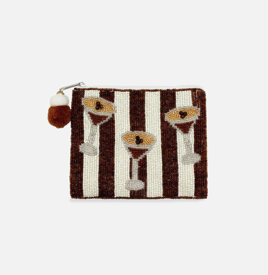 Espresso Martini Beaded Coin Purse