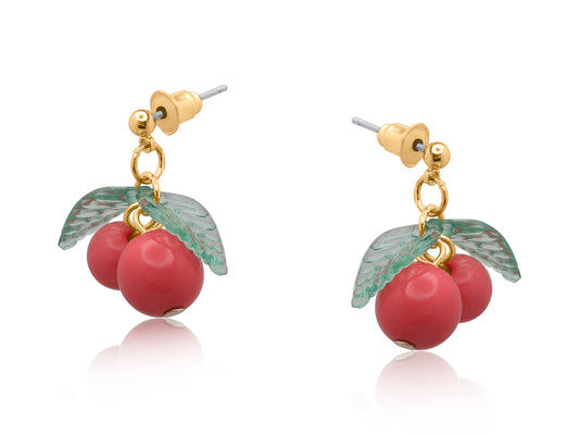 Hortense Small Cherry Earrings