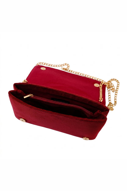 Wisteria Wine Embellished Bag