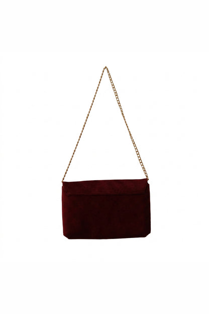 Wisteria Wine Embellished Bag