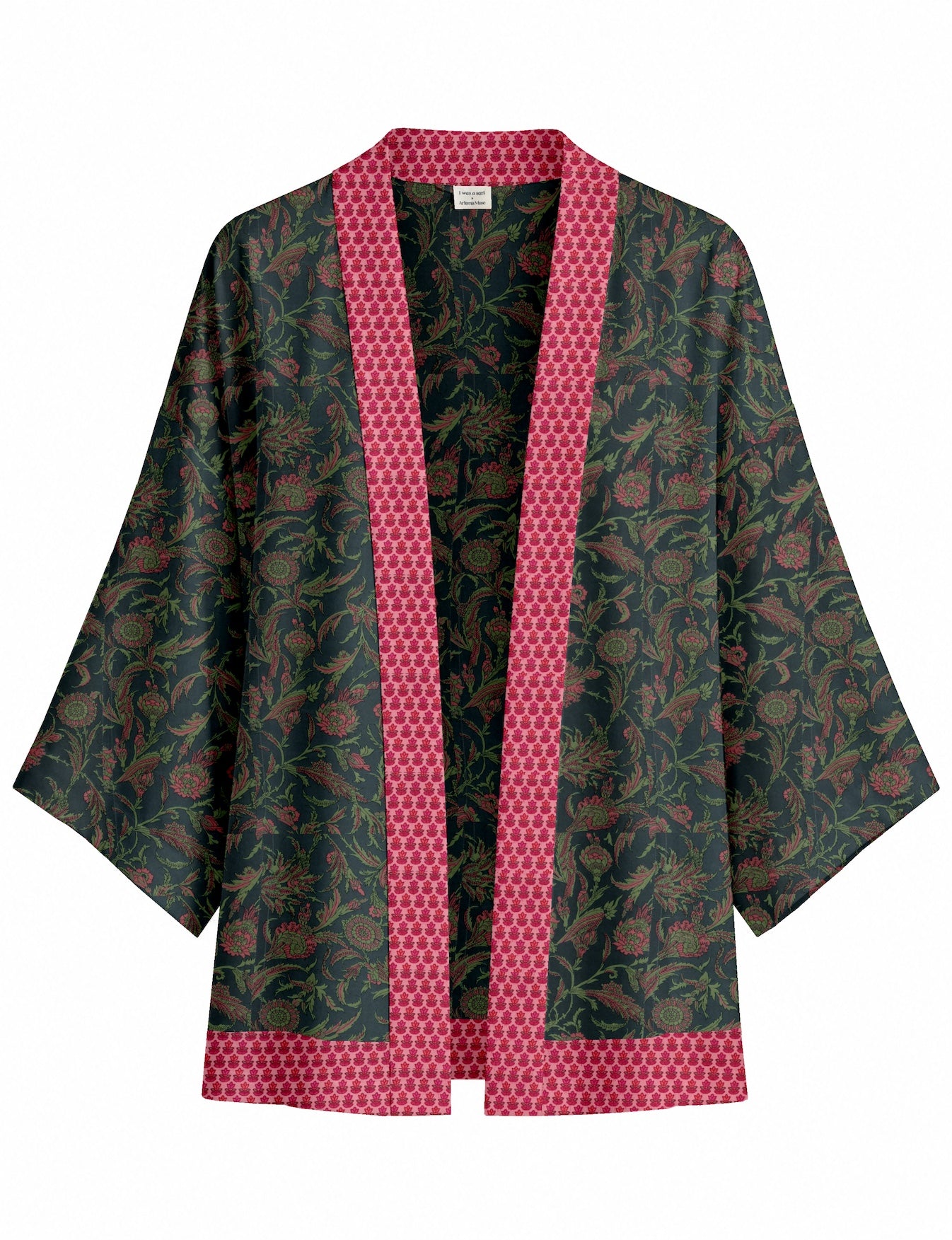 One Of A Kind Recyled Sari Kimono #100