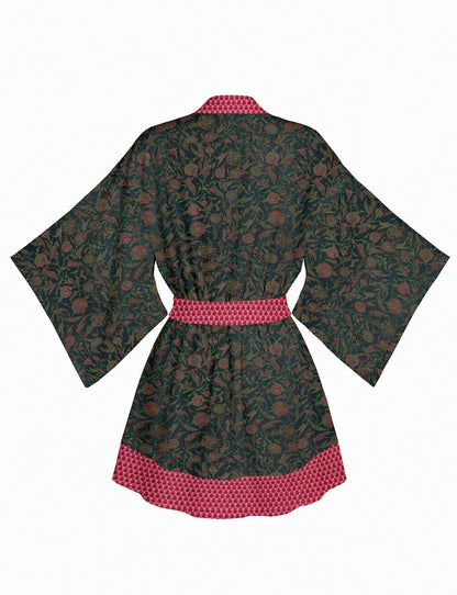 One Of A Kind Recyled Sari Kimono #100
