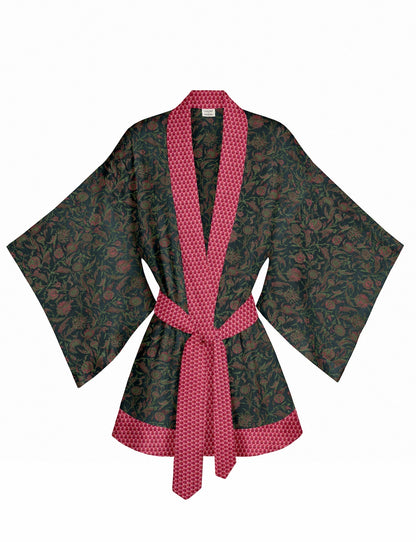 One Of A Kind Recyled Sari Kimono #100