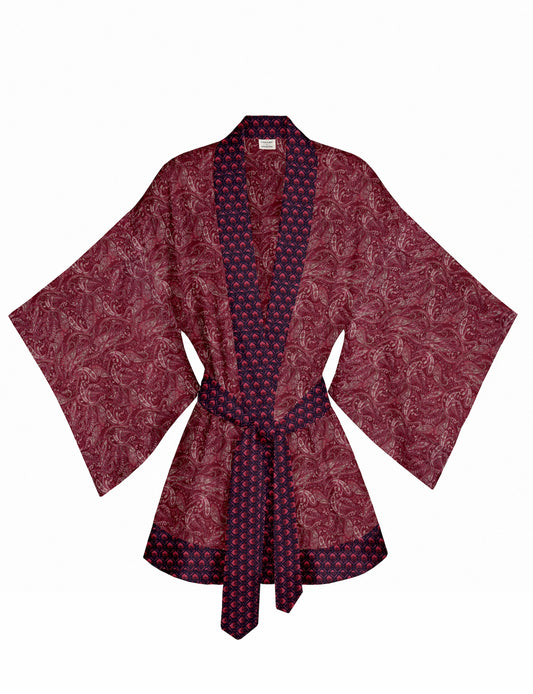 One Of A Kind Recyled Sari Kimono #101