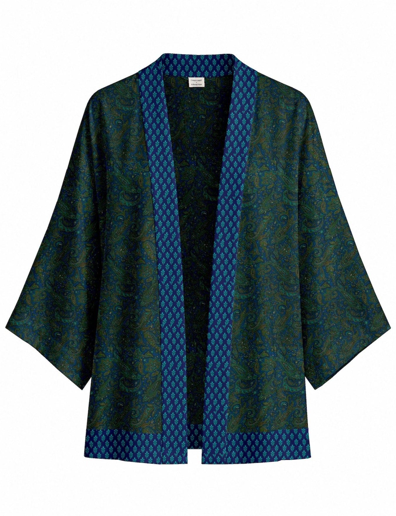 One Of A Kind Recyled Sari Kimono #102