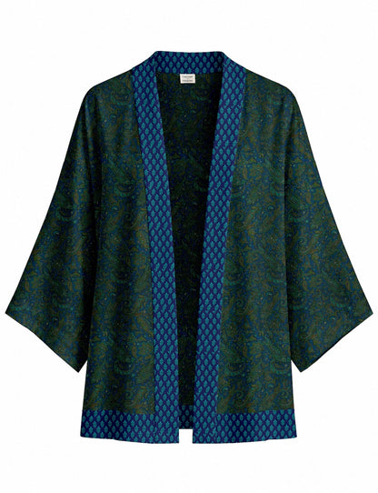One Of A Kind Recyled Sari Kimono #102