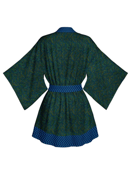 One Of A Kind Recyled Sari Kimono #102