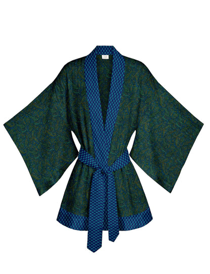 One Of A Kind Recyled Sari Kimono #102
