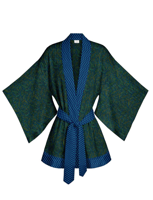 One Of A Kind Recyled Sari Kimono #102