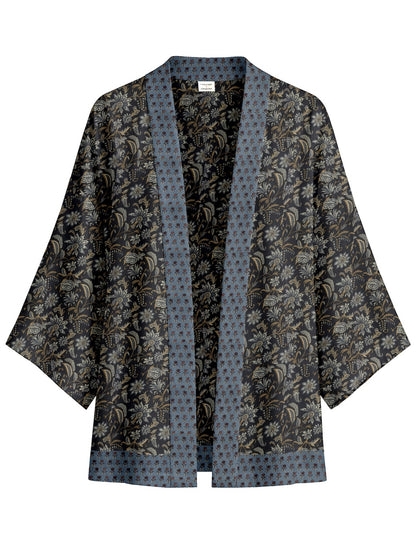 One Of A Kind Recyled Sari Kimono #104