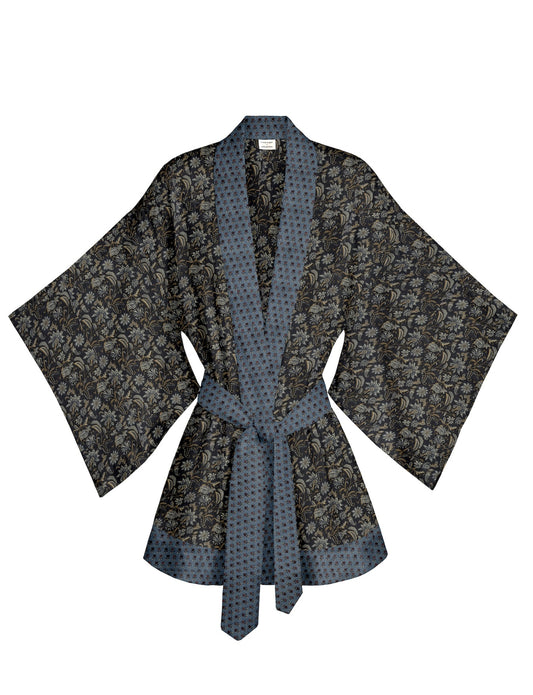 One Of A Kind Recyled Sari Kimono #104