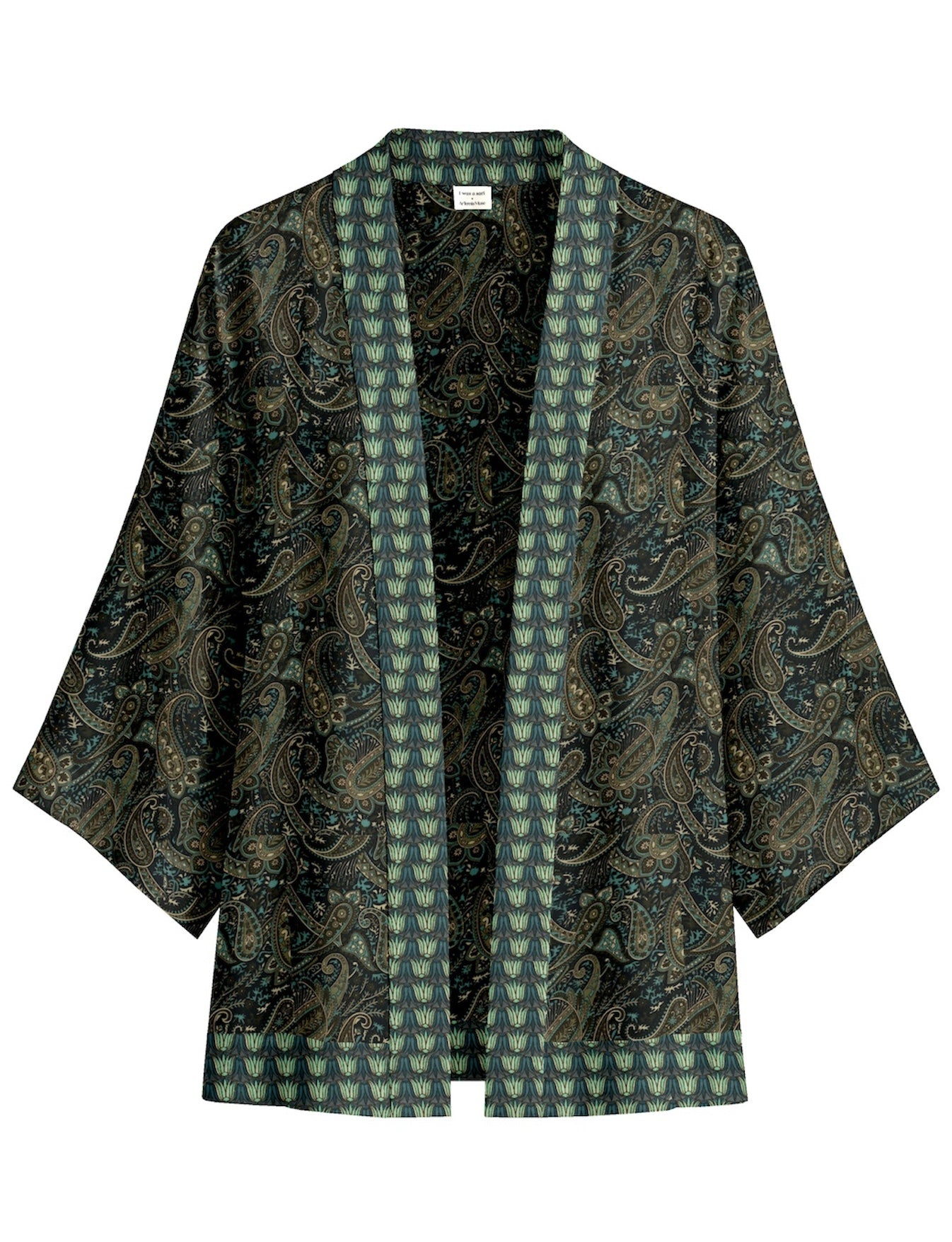 One Of A Kind Recyled Sari Kimono #106