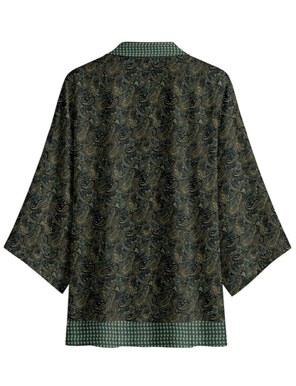 One Of A Kind Recyled Sari Kimono #106