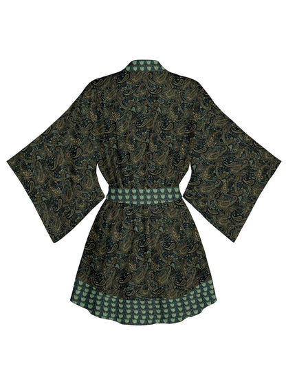 One Of A Kind Recyled Sari Kimono #106
