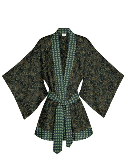 One Of A Kind Recyled Sari Kimono #106