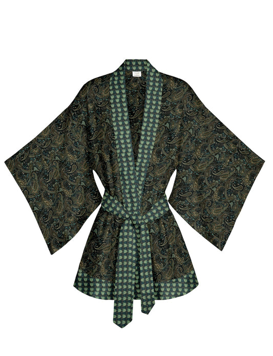 One Of A Kind Recyled Sari Kimono #106
