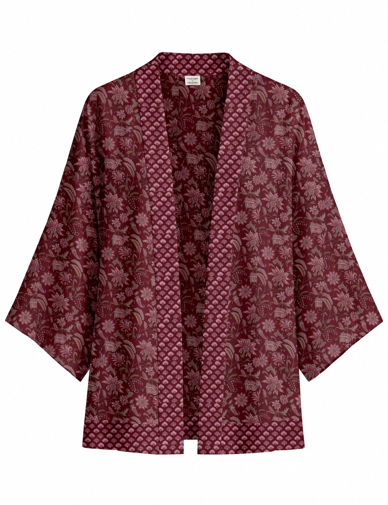 One Of A Kind Recyled Sari Kimono #107