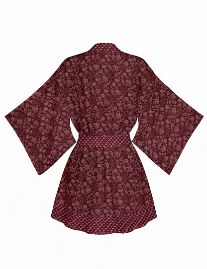 One Of A Kind Recyled Sari Kimono #107