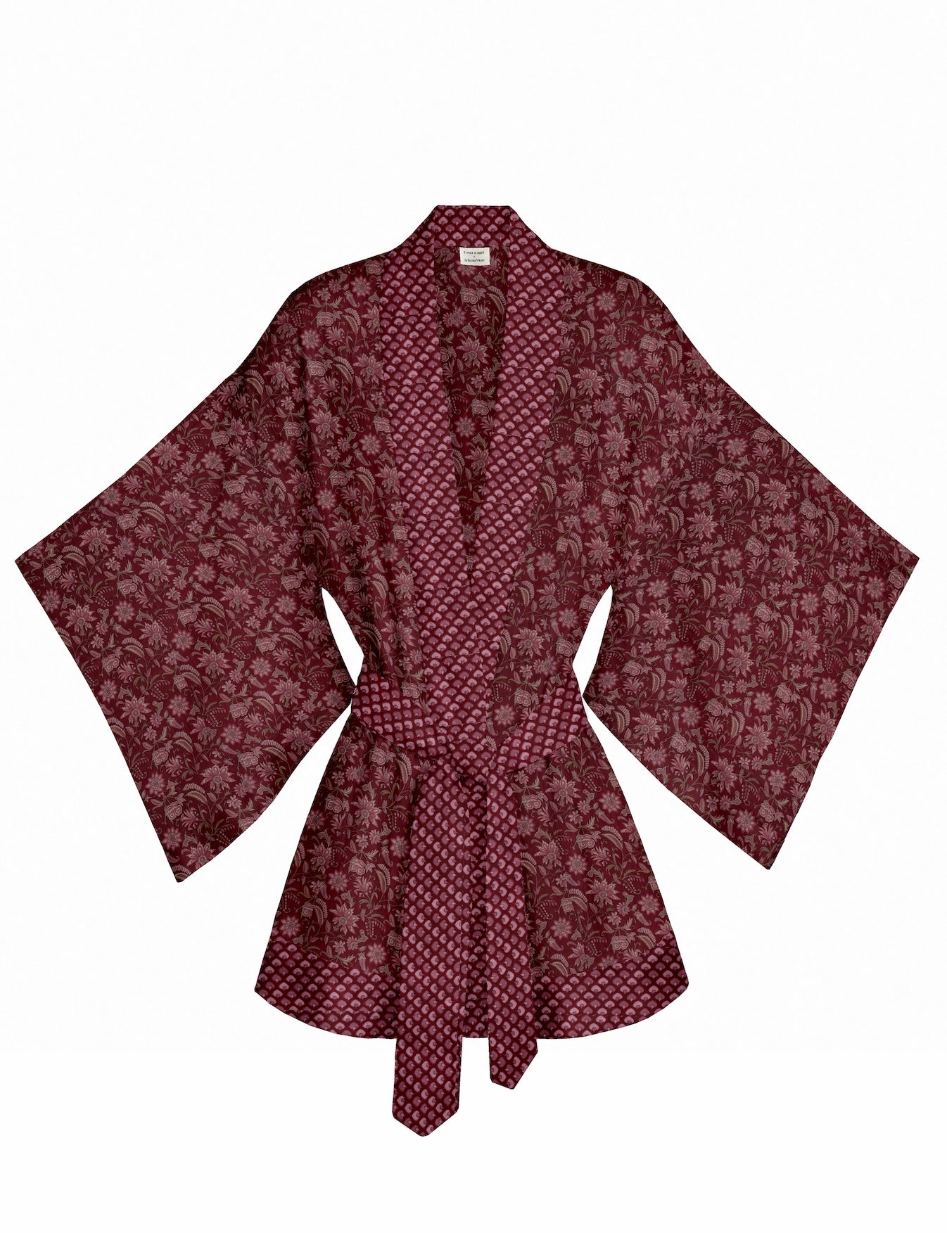 One Of A Kind Recyled Sari Kimono #107