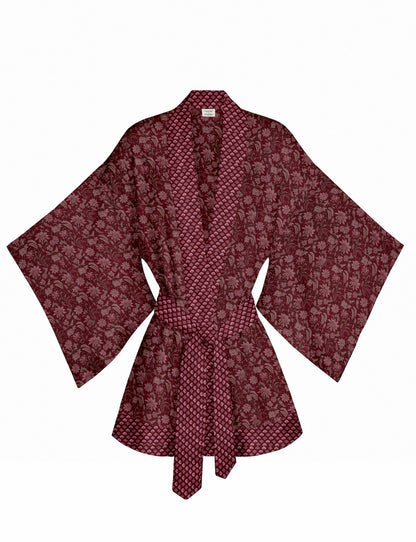One Of A Kind Recyled Sari Kimono #107