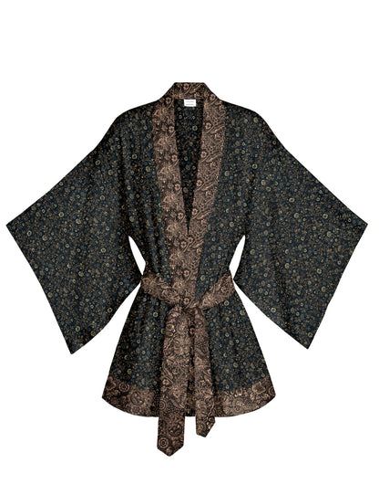 One Of A Kind Recyled Sari Kimono #108