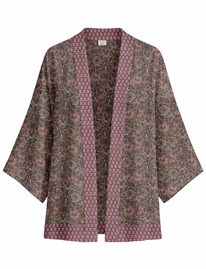 One Of A Kind Recyled Sari Kimono #109