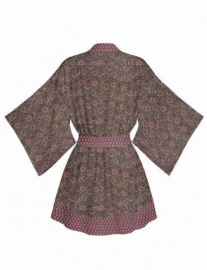One Of A Kind Recyled Sari Kimono #109