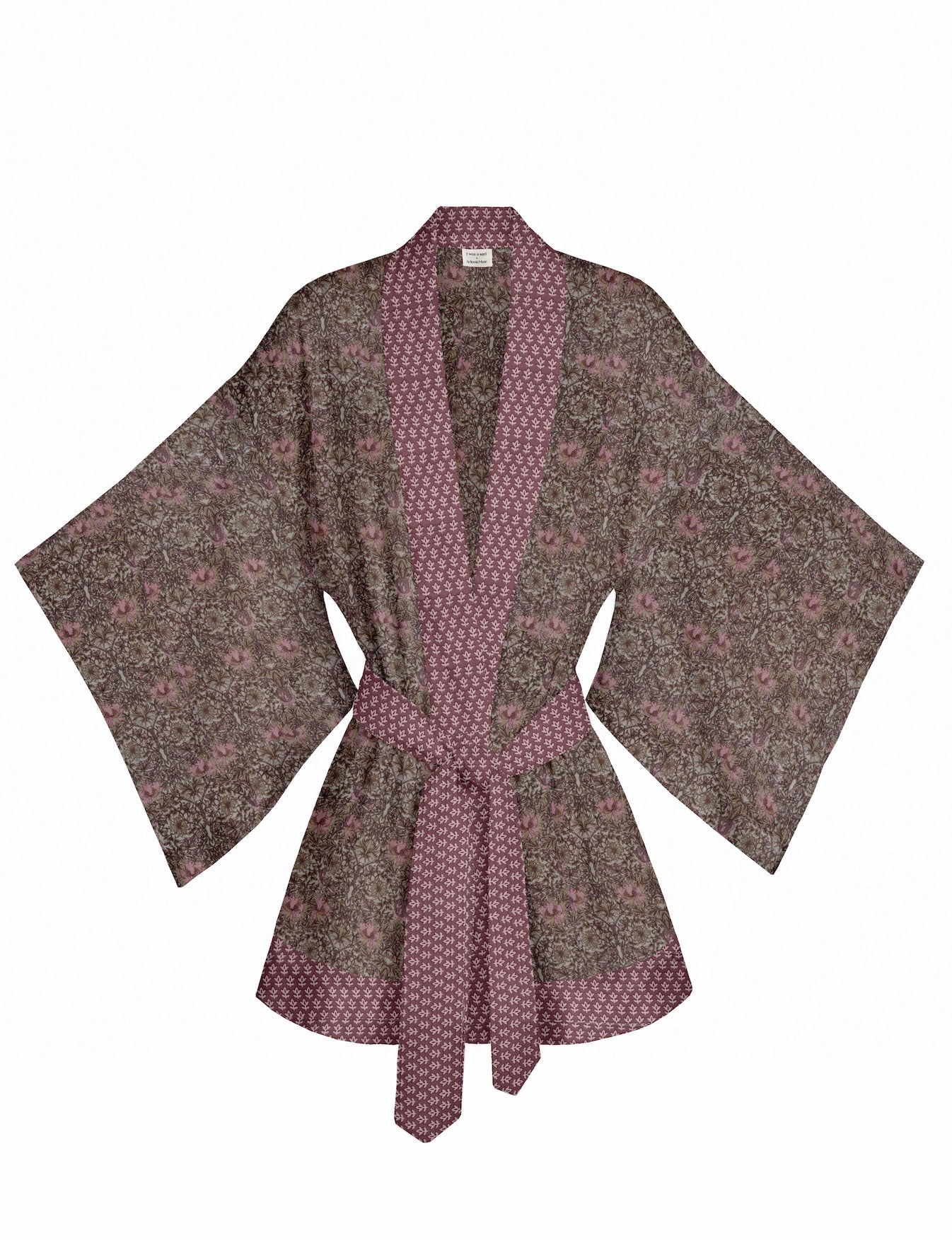 One Of A Kind Recyled Sari Kimono #109