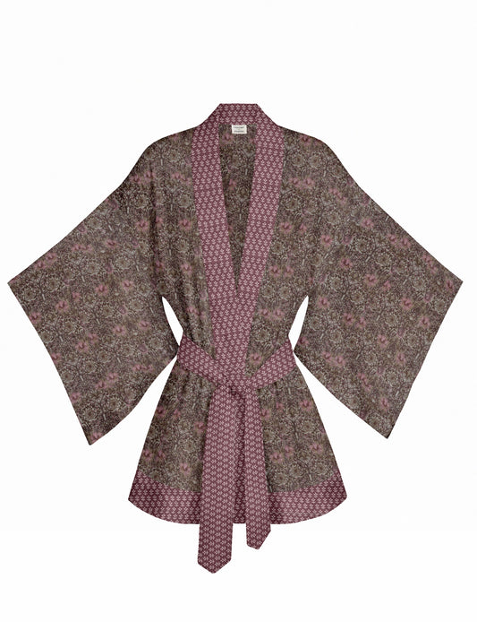 One Of A Kind Recyled Sari Kimono #109