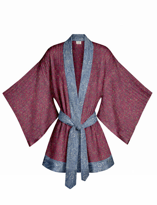 One Of A Kind Recyled Sari Kimono #11