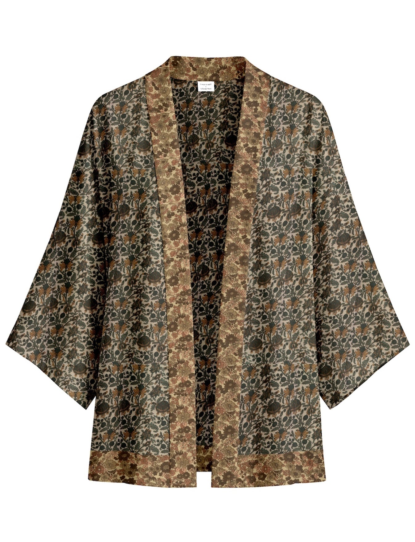 One Of A Kind Recyled Sari Kimono #110