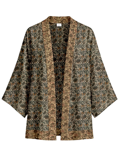 One Of A Kind Recyled Sari Kimono #110
