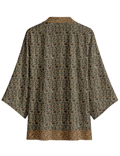 One Of A Kind Recyled Sari Kimono #110