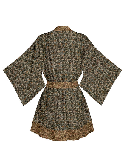 One Of A Kind Recyled Sari Kimono #110