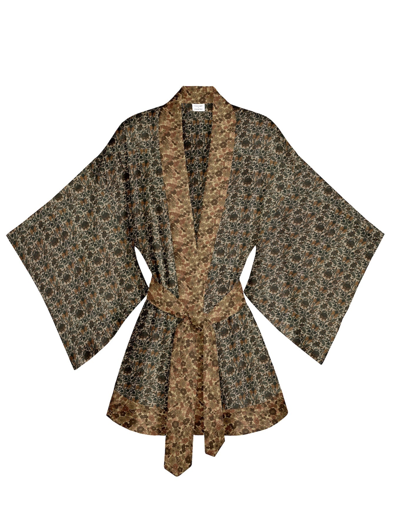 One Of A Kind Recyled Sari Kimono #110